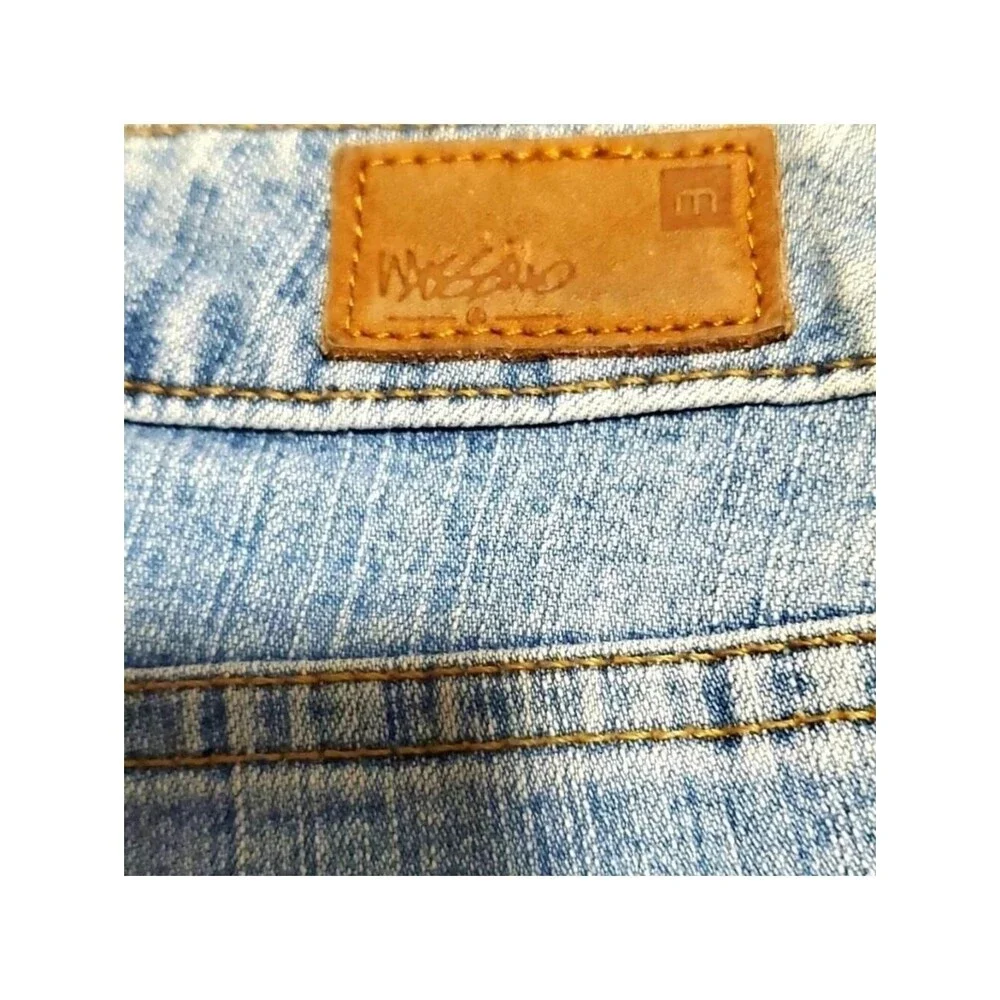 Mossimo Womens Size 17 Light Wash Bootcut Jeans Denim Cotton Blend